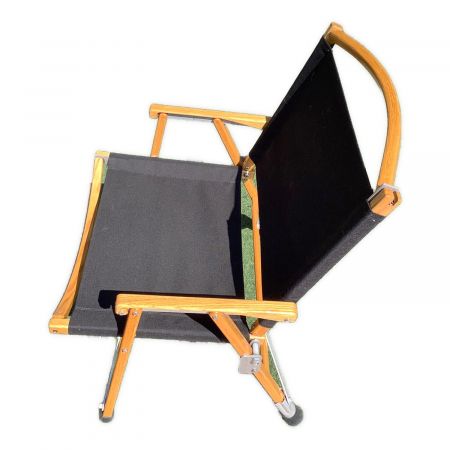 Kermit chair (カーミットチェア) アウトドアチェア ブラック NOVITA 100 カスタム/ナット紛失防止加工 済み オーク