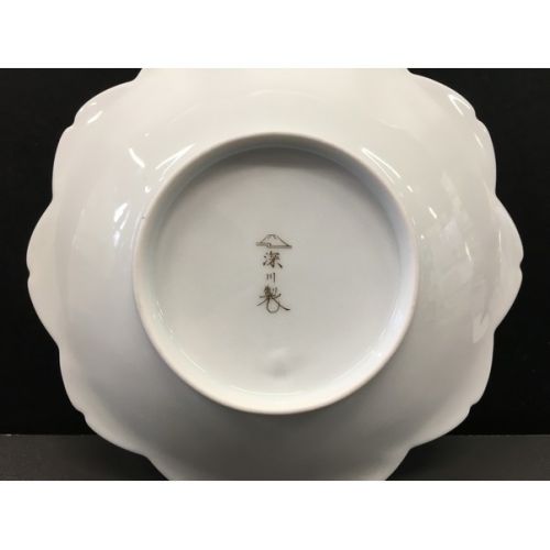 深川製磁 (フカガワセイジ) 睦皿揃 未使用品 2Pセット