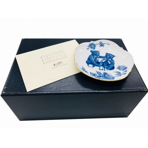 Meissen×steiff (マイセン×シュタイフ) プレート・ヌイグルミセット