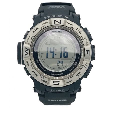 CASIO (カシオ) デジタルウォッチ PRO TREK PRW-3500-1JF アクティブなシチュエーションに頼もしい腕時計！