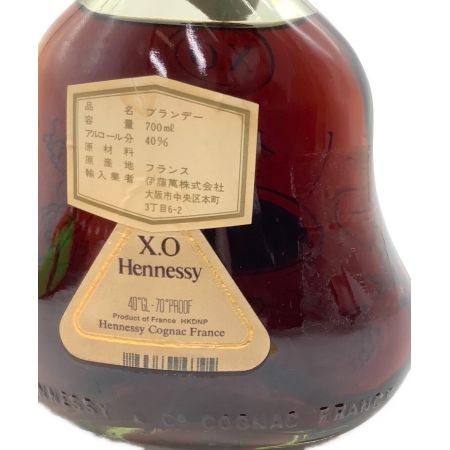 ヘネシー (Hennessy) コニャック XO 700ml XO 金キャップクリア