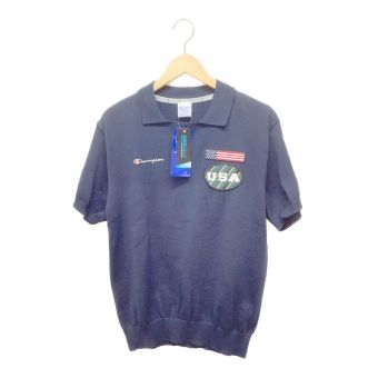 Champion (チャンピオン) ゴルフシャツ メンズ SIZE M ネイビー C3-RG302