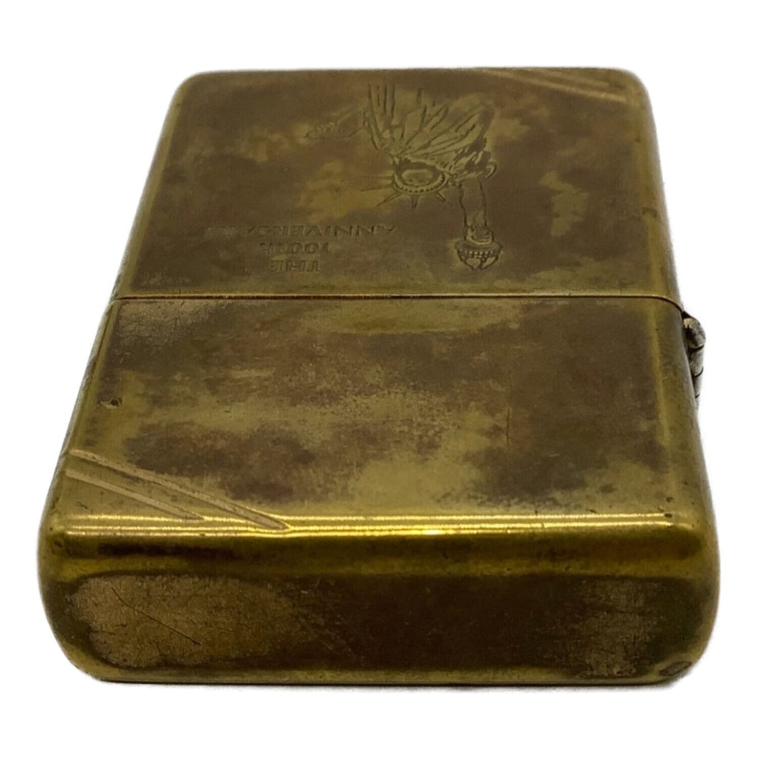 1937レプリカ ダイアゴナルライン ソリッドブラスZIPPO 自由の