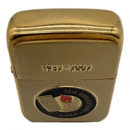 Zippo 70th 1932 2002 ゴールド 70周年 レプリカ 金 新品未使用