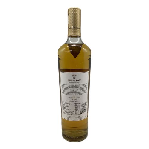 マッカラン (MACALLAN) スコッチ ハイランドシングルモルト トリプルカスク 700ml 12年 未開封