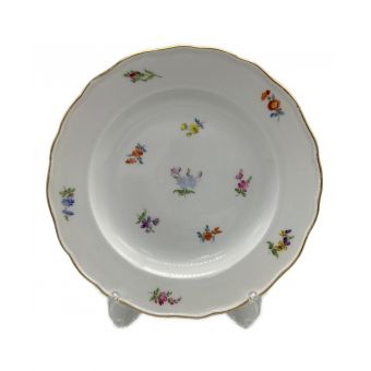 Meissen (マイセン) スープ皿  USED 散らし小花 24.5㎝ スキャッタードフラワー 縁キズ・ハガレ・キズ有