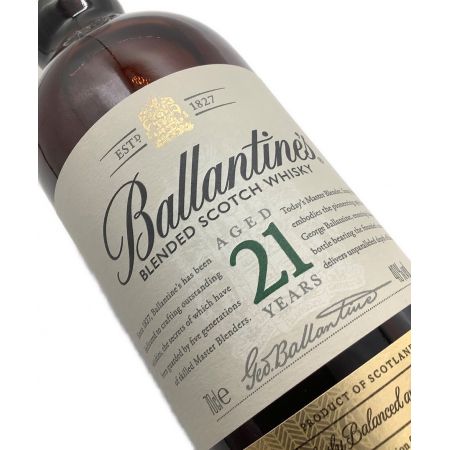 Ballantine's/ バランタイン　ブレンデッドスコッチ 700ml 21年 未開封