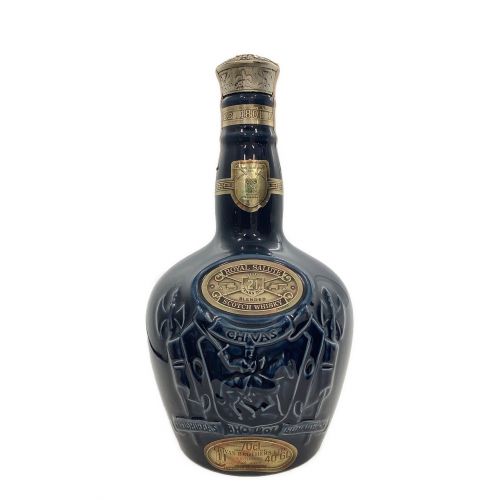 ROYAL SALUTE/ロイヤルサルート スコッチ 700ml 本体のみ 青陶器ボトル 未開封