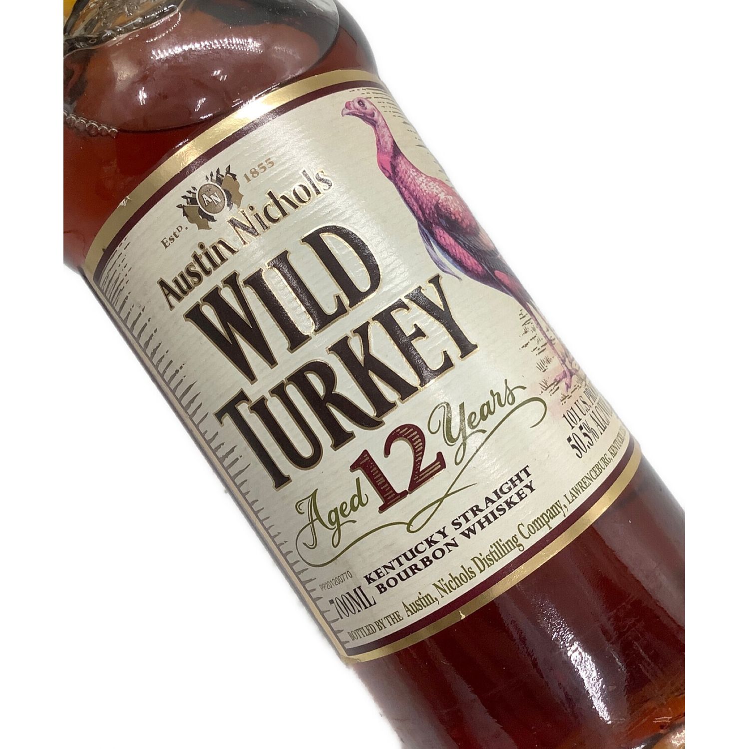 WILD TURKEY/ワイルドターキー バーボン 旧ボトル 700ml 12年 未開封