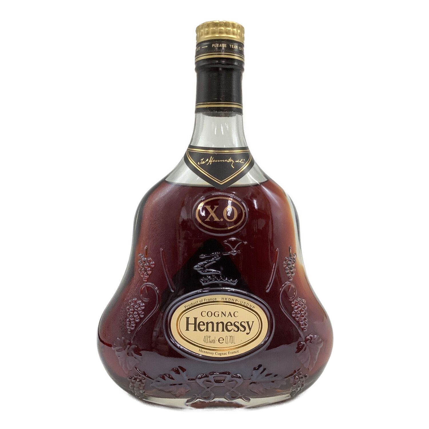 Hennessy / ヘネシー コニャック 700ml XO 金キャップ クリアボトル 未