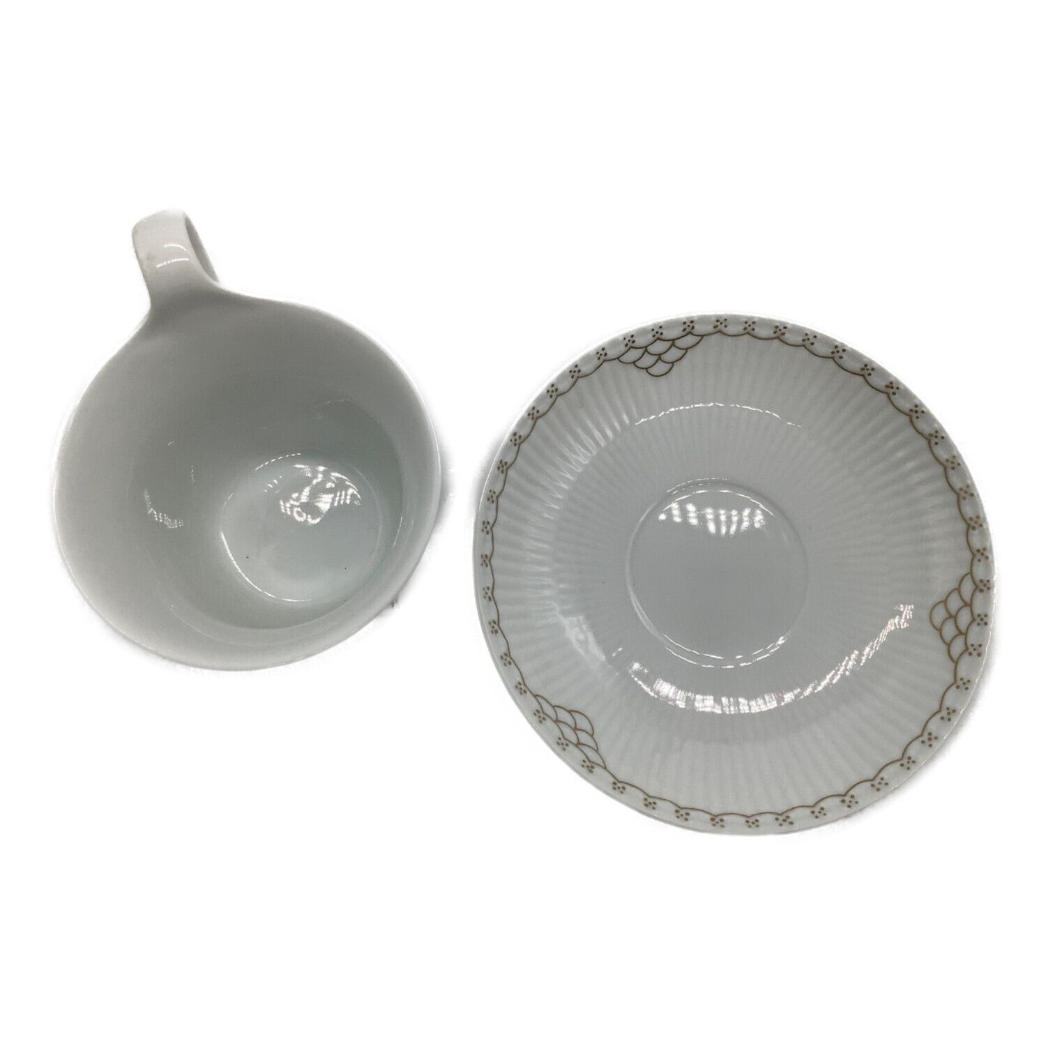 ROYAL COPENHAGEN (ロイヤル・コペンハーゲン) ハイハンドルマグカップ&ソーサー