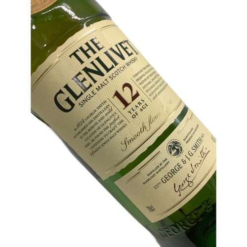 GLENLIVET/グレンリベット ウィスキー 700ml 12年 旧ボトル 未開封