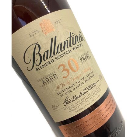 Ballantines / バランタイン ウィスキー 700ml 30年 未開封