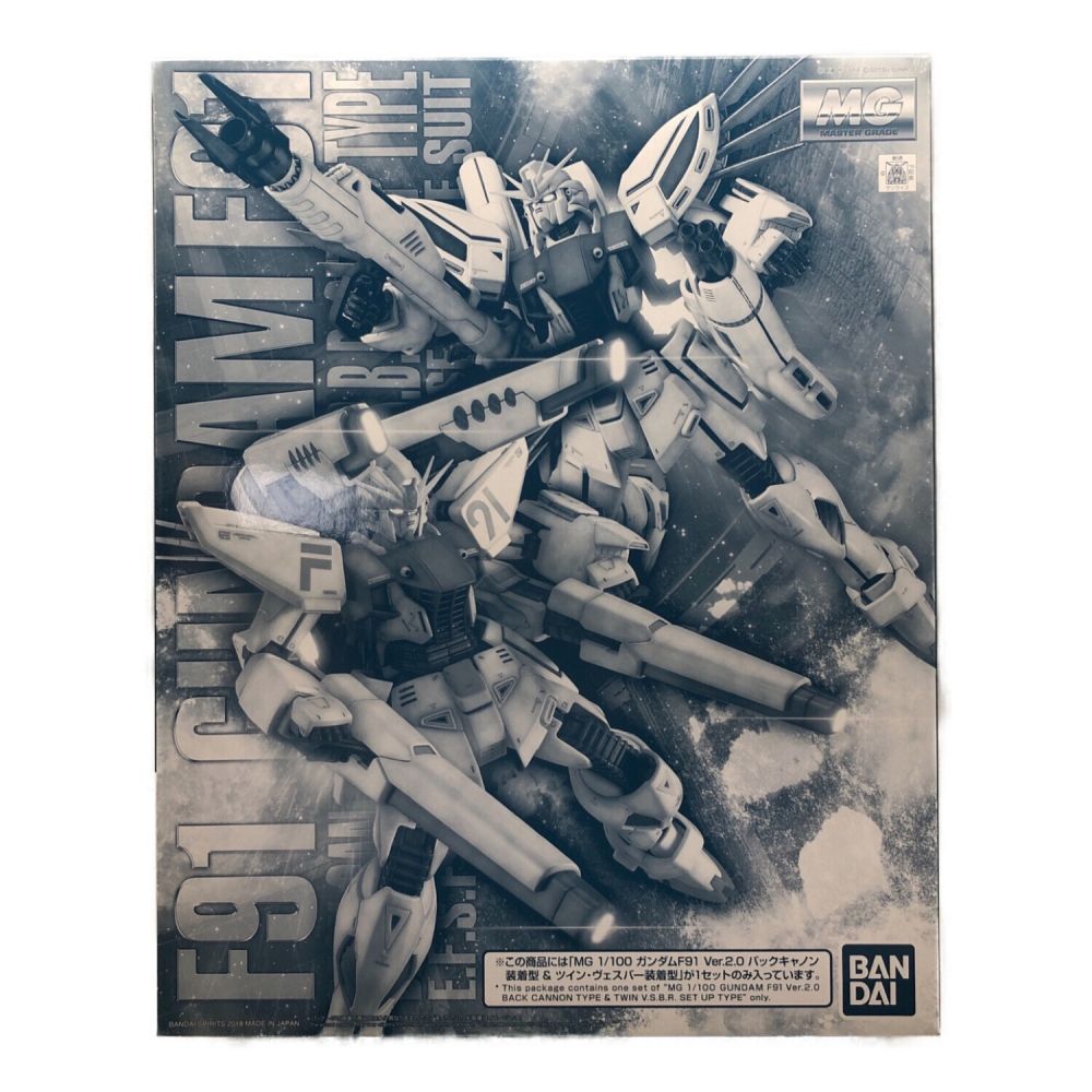 BANDAI (バンダイ) ガンプラ 1/100 MG F91 ガンダムF91 Ver.2.0 バック