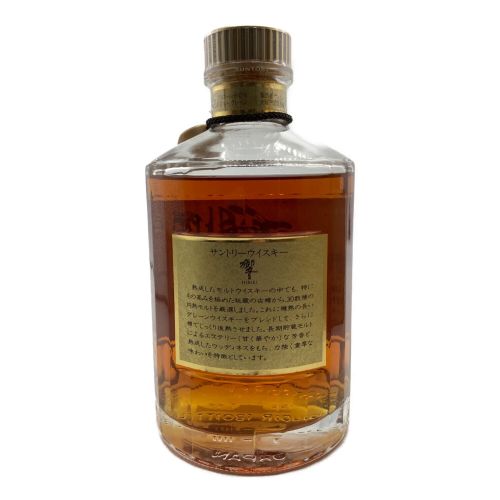 サントリー ウィスキー 金キャップ 750ml 響 未開封