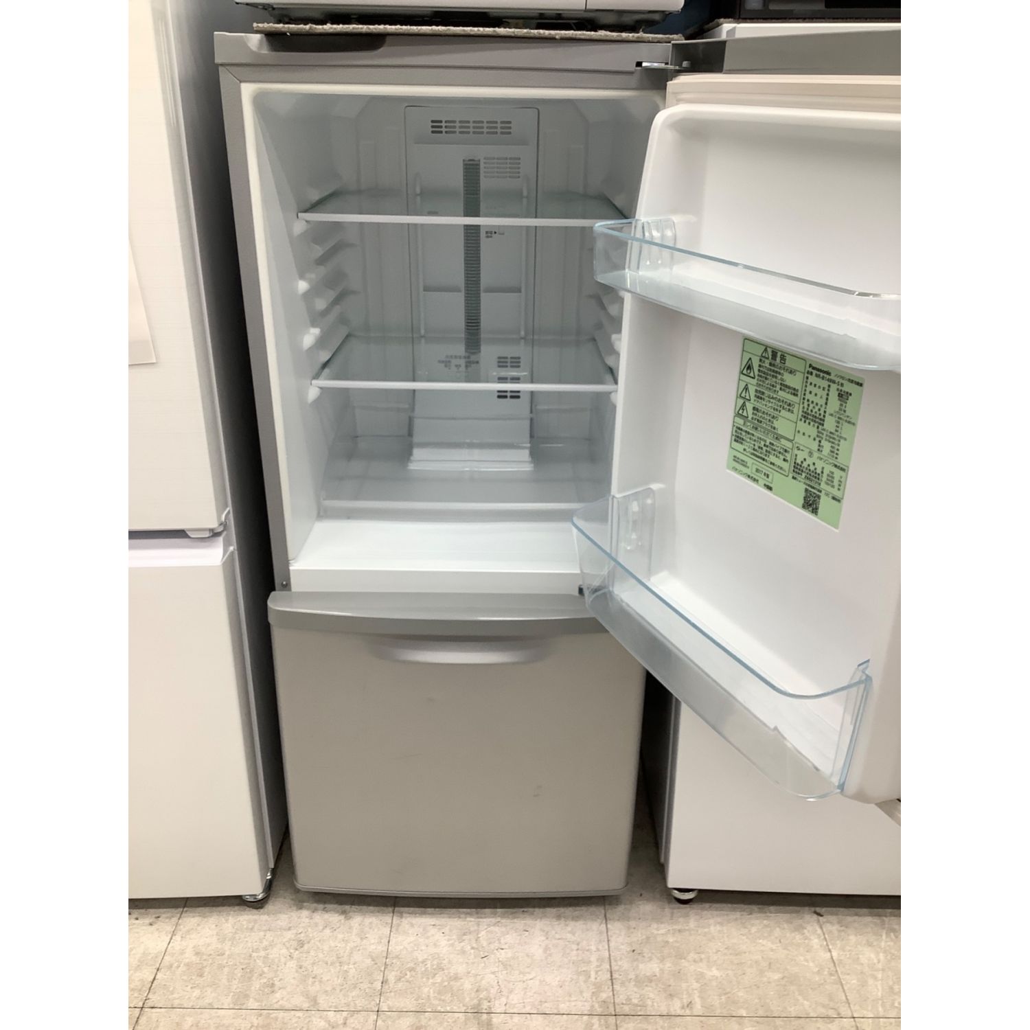 新生活に。パナソニック製 冷蔵庫１３８Ｌ（2ドア冷蔵室９４Ｌ，冷凍室 
