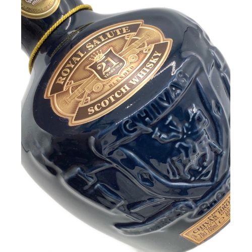 ROYAL SALUTE / ロイヤルサルート スコッチ 700ml 21年 陶器ボトル 未