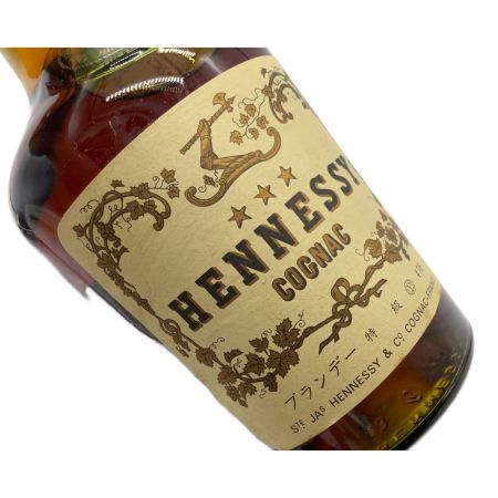 ヘネシー (Hennessy) ブランデー グリーンボトル/金キャップ 700ml 【特級】 未開封
