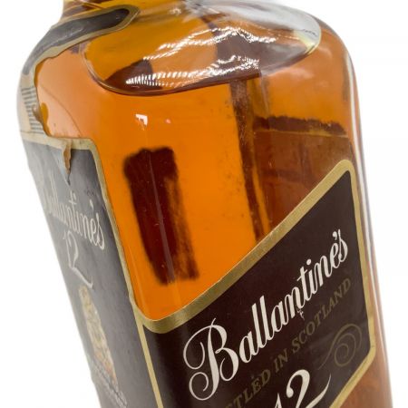 Ballantine's/バランタイン  スコッチ 旧ボトル 750ml 12年 未開封