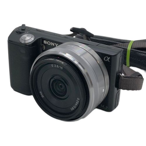 SONY (ソニー) ミラーレス一眼カメラ α NEX-5 3レンズセット 1460万(総画素) APS-C CMOS 専用電池 SDカード対応 /18-200mm(SEL18200) 1015557