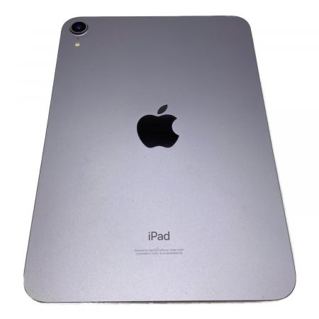 Apple (アップル) iPad mini(第6世代) A2567 Wi-Fiモデル 64GB iOS ー 程度:Aランク ○ サインアウト確認済 QQV2MGKCRQ