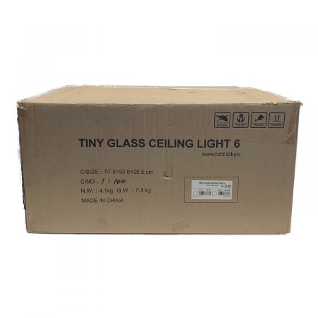 TINY GLASS CEILING LIGHT 6 シーリングライト