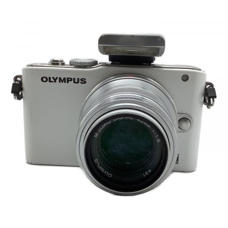 OLYMPUS (オリンパス) ミラーレス一眼カメラ  45mmレンズセット ボディ小キズ有 E-PL3 1310万(総画素) フォーサーズ 4/3型 LiveMOS 専用電池 SDカード対応 レンズ:45mm 1:1.8 -