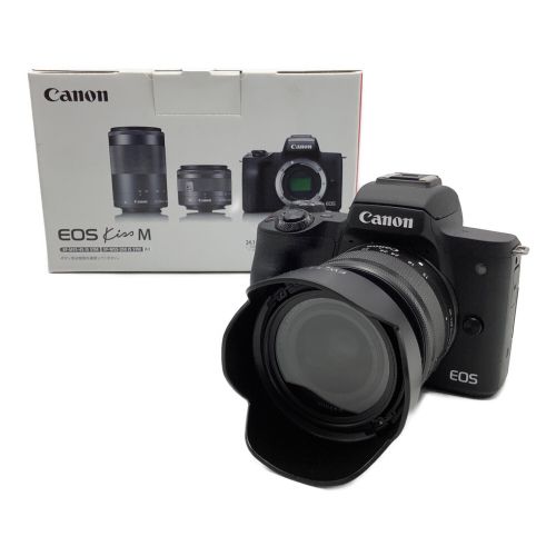 Canon EOS kiss M ミラーレス 一眼レフ ズームレンズ22m - デジタルカメラ