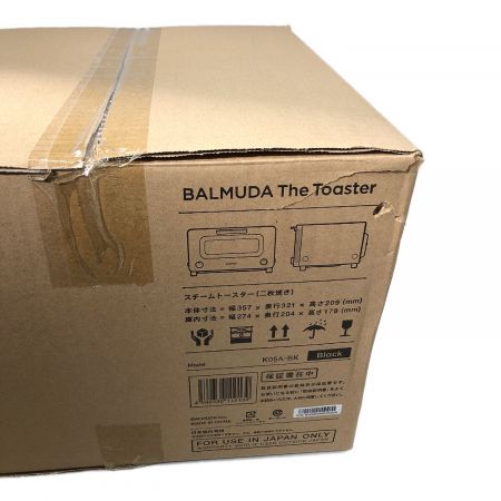 BALMUDA (バルミューダデザイン) スチームトースター K05A-BK 程度S(未使用品) 未使用品