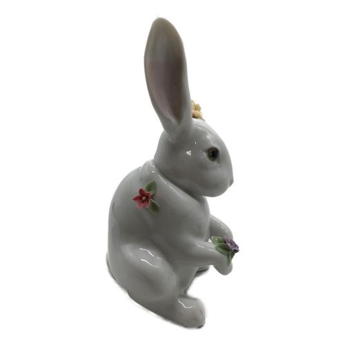 LLADRO (リヤドロ) フィギュリン 【花飾りの白ウサギ】｜トレファクONLINE