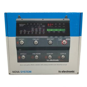 t.c.electronic (ＴＣエレクトロニック) マルチエフェクター 箱、マニュアル付属 NOVA SYSTEM