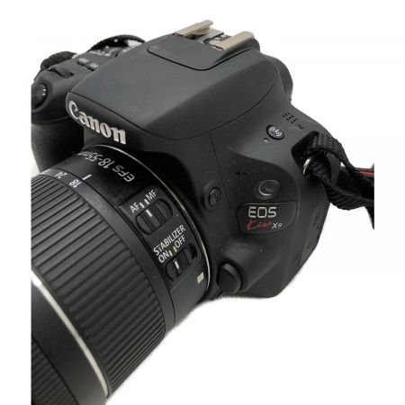 Canon EOS KISS デジタル一眼レフカメラ レンズ:18-55/55/250ｍm X9 ダブルズームキット 2580万(総画素) APS-C CMOS 専用電池 SDカード対応 -