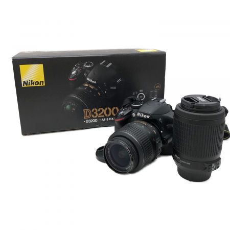 Nikon (ニコン) デジタルカメラ レンズ:15-55/55-200mm D3200 ダブルズームセット 2472万(総画素) APS-C CMOS 専用電池 SDカード対応 2039162
