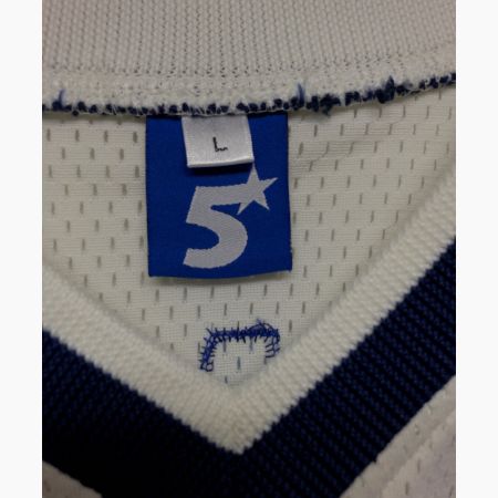 横浜ベイスターズ (ベイスターズ) 半袖シャツ ブルー×ホワイト サイズ:L