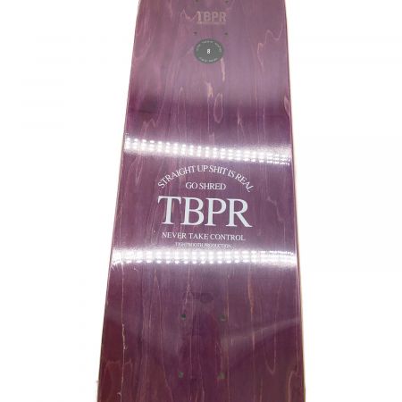 TBPR (タイトブース プロダクション) スケートボードデッキ パープル
