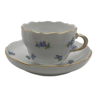 Meissen (マイセン) カップ&ソーサー 忘れな草 ネイビー スキャタードフラワー