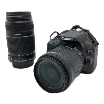 CANON (キャノン) デジタル一眼レフカメラ レンズ:18-55mm/55-250mm EOS Kiss X7 ダブルズームキット 1800万(有効画素) APS-C CMOS 専用電池 SDカード対応 -