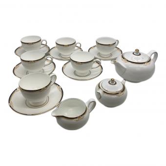 Wedgwood (ウェッジウッド) ティーセット カップ＆ソーサー6 ポット1 ミルク1 シュガー1 キャベンディッシュ