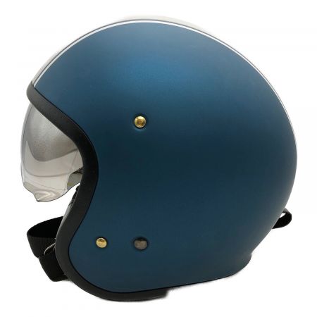 SHOEI (ショーエイ) バイク用ジェットヘルメット SIZE L ブルー×グレー J.CARBURETTOR 2022年製 PSCマーク(バイク用ヘルメット)有