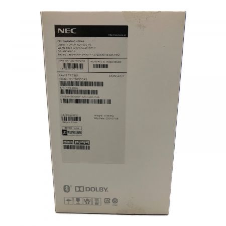 NEC (エヌイーシー) LAVIE T7 PC-T00755CAS 32GB Android11 バッテリー:Aランク 程度:Aランク サインアウト確認済