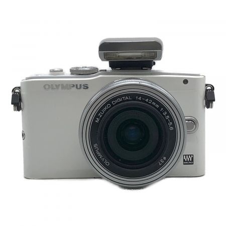 OLYMPUS PEN Lite (オリンポス) ミラーレス一眼カメラ E-PL6 レンズキット 1720万(総画素) フォーサーズ 4/3型 MOS 専用電池 SDカード対応 AVケーブル/USBケーブル付 v5wf23859