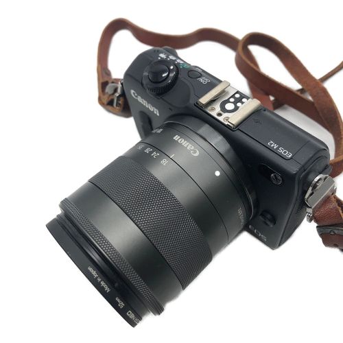 CANON (キャノン) ミラーレス一眼カメラ EOS M2 レンズセット 1800万(有効画素) APS-C CMOS 専用電池 SDカード対応  -｜トレファクONLINE