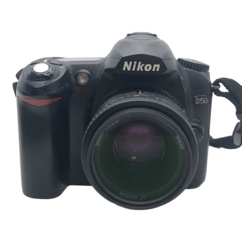 Nikon (ニコン) デジタル一眼レフカメラ D50 レンズセット 624万(総画素) APS-C  CCD 専用電池 SDカード対応 レンズ:50mm 1:1.8D -