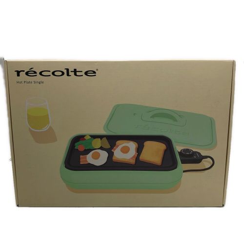 recolte (レコルト) ホットプレート RHP-2 2021年製