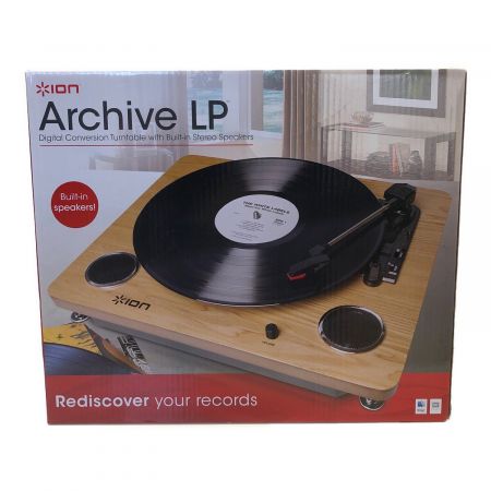ion (イオン) レコードプレーヤー Archive LP