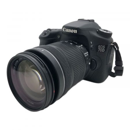CANON (キャノン) デジタル一眼レフカメラ *レンズに微小クモリ有 EOS 70D レンズセット 2090万(総画素) APS-C CMOS 専用電池 SDカード対応 レンズ18-135mm 最高約7コマ/秒 224057020644