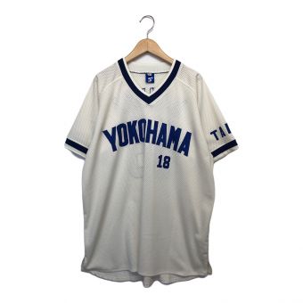 横浜DeNAベイスターズ (ベイスターズ) 復刻レプリカユニフォーム メンズ SIZE L ホワイト 18 三浦大輔 大洋ホエールズ