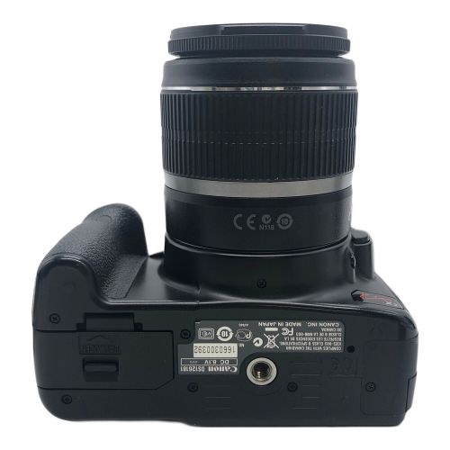 Canon EOS デジタル一眼レフカメラ 望遠ズームレンズカバーにヒビ有 Kiss X2 ダブルズームキット 1240万(総画素) APS-C CMOS 専用電池 SDカード対応 レンズ:18-55/55-250mm -