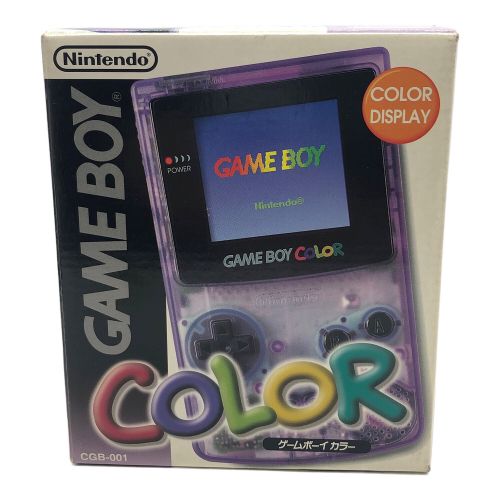 Nintendo (ニンテンドウ) GAMEBOY COLOR クリアパープル CGB-001 通電確認済 -