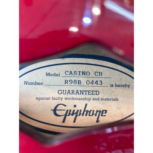 EPIPHONE (エピフォン) セミアコースティックギター CASINO CH r98b0443